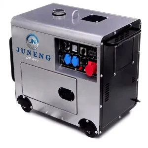 Portable Small 8Kw Genset Diesel Generator with Dual Start Air Cooled Low Fuel Consumption for Outdoor & Home