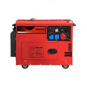Portable Small AC Silent Diesel Generators 3kW 5kW 6KW Diesel Genset Strong Mobile Power Home Use Air Cooled Diesel Generator