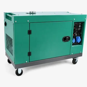 Portable Soundproof Diesel Generator 6KW 7KW 8KW Air Cooled Single Three Phase 220V 380V Emergency Power Generation Equipment