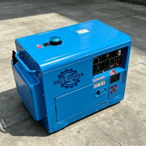 Portable Super Silent Diesel Generator 5 8 9KVA ATS AVR 110V 220V 440V 50 60Hz Single Three Phase 1800 RPM Emergency Backup
