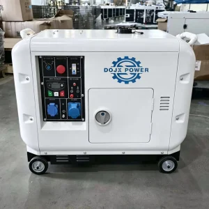 Portable Super Silent Diesel Generator 5kVA 6kVA 7kVA 8kVA 10kVA Air Cooled 3 Phase Home Power Station