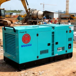 Power by Weichai Three Phase 50 60Hz 1500 1800 RPM Water Cooling Silent Diesel Generator 400KW with ATS
