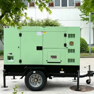 Powered by Cumminnss Portable Trailer 40 50 65KVA 35 40 50KW Mobile Silent Type Diesel Generator 1 3 Phase Auto Start Remote DC