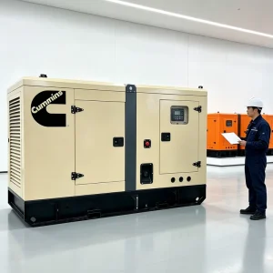 Powered by Engine 4BTA3.9-G2 50kw 60kva Diesel Generator Set Silent Backup 50hz 3 Phase Water Cooled Diesel Generators