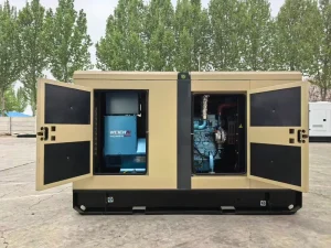 Premium Super Silent Water Cooled Diesel Generator Set 100KVA Weichai Engine 380V Rated Voltage 12V 24V DC Electric Start
