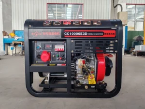 Price 100% Copper Wire Motor 7.5kw 8kw Diesel Genset Portable Generator Set for Home Farm