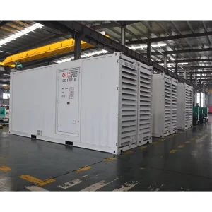 Prime Power 2600kW Containerized Genset Silent Type Diesel Generator MTU 20V4000G44F Auto Start