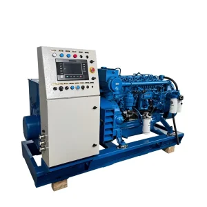 Prime Power Weichai Engine Water Cooled Marine Diesel Generator Set 1800 RPM 60Hz Single DC Electric Start 100KW 125KVA ATS