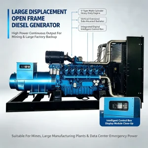 Professional High Voltage Three Phase Soundproof Electric Power Canopy Station Industrial Ready 100kv Diesel Generator