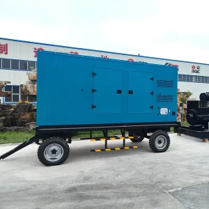 Professional Manufacturer Trailer Type Portable Diesel Generator Set 6 Cylinders Auto Start 50/60 Hz 3 Phase 4 Wire