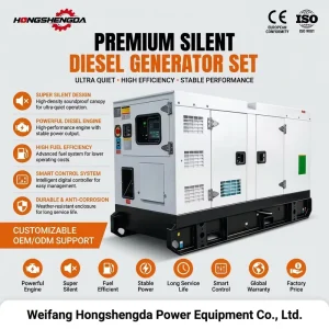 Professional Perkinss 150kva 100kva 300kva Silent Diesel Generator Automatic Start ATS 50 60Hz Hotel Hospital Standby Electric