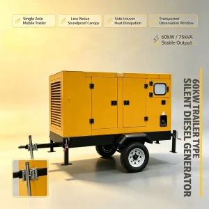 Professional Water Cooled Boat Ship Compact Anti Corrosion Soundproof Electric Power Station Silent Marine Diesel Generator Set