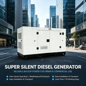 Quiet 3 Phase Silent 100kw Diesel 120kva Generator 150kw Diesel Generator