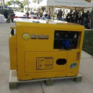 Quiet 7kw/8kw/10kw Diesel Generator Set Open Frame Electric with Remote Start and ATS Options 230v/480v Rated Voltage