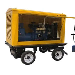 R4108IZLD 100KW 125KVA Super Silent Soundproof Canopy Water Genset Brushless Diesel Generator Set With Rain Shelter