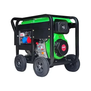 RAISE G-POWER 5.5KW 3 Phase 50/60Hz Electric Start Air Cooled Open Frame Diesel Generator ISO9001 Certified 12 Months Warranty
