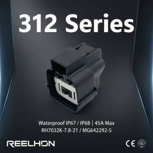 RH7032K-7.8-21 MG642292-5 3 Pin Waterproof Female Sealed 7.8mm Auto Connector for Radiator Cooling Fan Motor Harness