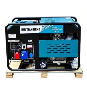RTH 22KW 27.5KVA Portable Diesel Generator Low Fuel Consumption Quality Assurance High Power Silent Open Rack with ATS