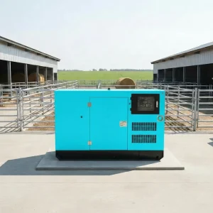 Rainproof Auto Start Silent Diesel Generator 30-80KW Three Phase 40kva 50/60HZ ATS Open Frame Mobile Type LMW-30
