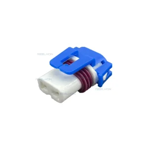 Reelhon 2 Pin Male Copper Contact ABS Nylon Housing Automotive Wire Connector Adapter IP68 Rated 25~+105 Model 12162197