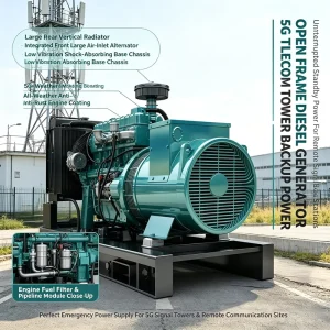Refurbished 3 Phase 415v Prime Electric Second Hand 350 Kva Diesel Generator