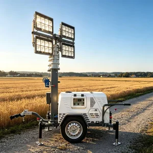 Reliable Camp Lighting Diesel Mobile Light Tower Telescopic Light Tower Solar Light Tower