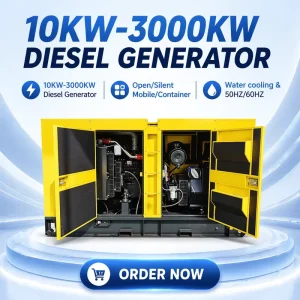Remote Control Silent Diesel Generator 150kVA for Telecommunication