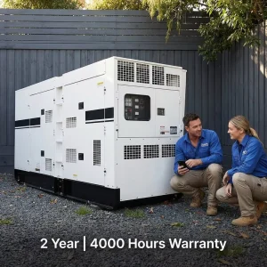 Rental Diesel Generator Fg Wilson 24V DC Start Water Cooled Temperature Protection Auto Start Maintenance Free Heavy Duty Silent