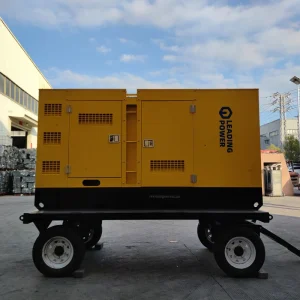 Ricardo 100kW Trailer Diesel Generator Set Mobile 50Hz 1500RPM 3 Phase Power Genset