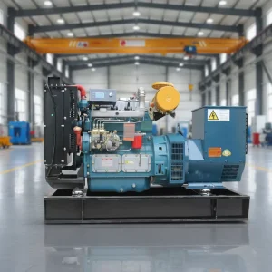 Ricardo 30KW Single Cylinder Diesel Generators 15KW 24KW Portable 3 Phase Open Frame Auto ATS 50Hz Water Cooling