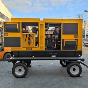 Ricardo 50kW 100kW Diesel Generator Trailer Road Tow Mobile Power Generator Set 50Hz 1500RPM