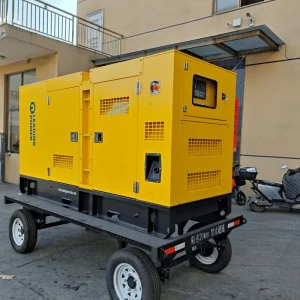 Ricardo 50kW 100kW Portable Diesel Generator Set Trailer Type 50Hz Industrial Emergency Power