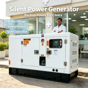 Ricardo 75KW 100Kva Silent Diesel Generator Set3 Phase 50 60Hz Water Cooled Canopy Unit Optional ATS Clinic Medical Stable Power