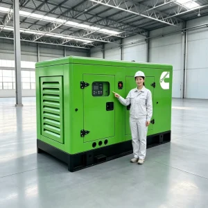 Ricardo Silent Diesel Generator Set 30kw 20kva Leroy Somer Alternator CE Certified 3Phase 12V Water Cooled ATS Low Noise