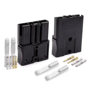 SBS 75X Battery Power Connector 2 Pin 75A 600V Copper Silver Plated PC Housing Genderless CE Certified Auxiliary