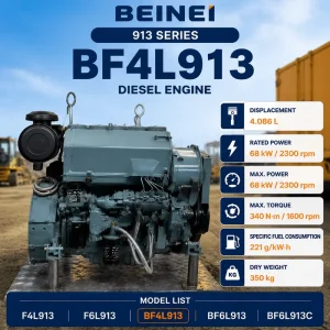SCDC 913 Series BF4L913 Industrial Diesel Engine 4.08L Air Cooled Turbocharged Power Unit for Mining Equipment and Generator Set