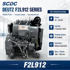 SCDC Deutz F2L912 Air Cooled Diesel Engine Compact Design High Reliability Power Solution for Industrial Equipment