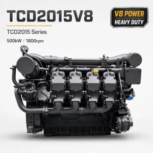 TCD2015V8 500kW 1800RPM V8 8 Cylinders in V Type Water Cooled Diesel Engine Industrial Power Unit for Heavy Machinery