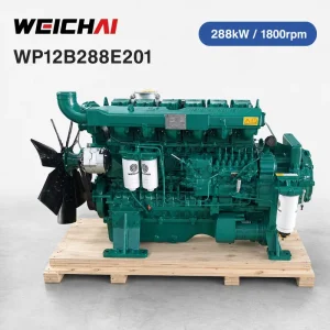 SCDC Weichai WP12B Series WP12B288E201 Water Cooled Motor Diesel Engine for generator set water pump unit industrial equipment