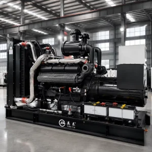SDEC 300KW 375kVA Open Frame Diesel Generator Emergency Standby Power for Commercial Industrial Use