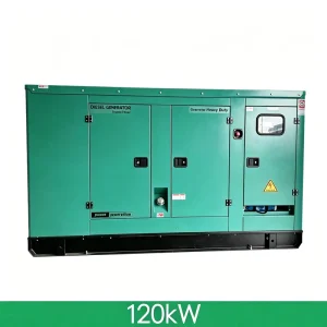 SDEC Series 120kW 150kVA Low Fuel Consumption Design for Office Building Backup Soundproof Silent Type Diesel Generator