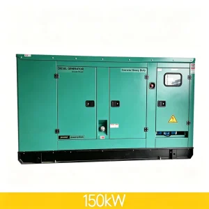 SDEC Series 150kW 187.5kVA ATS Pure Copper Alternator for Railway Power Soundproof Silent Type Diesel Generator