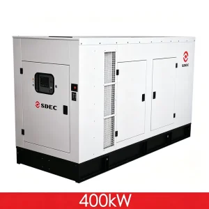 SDEC Series 400kW 500kVA Smart LCD Monitor System for Dock Power Soundproof Silent Type Diesel Generator Set
