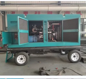 SHANG CHAI 250KW Trailer Mounted Silent Generator with Soundproof Canopy Industrial Emergency Backup Power Genset