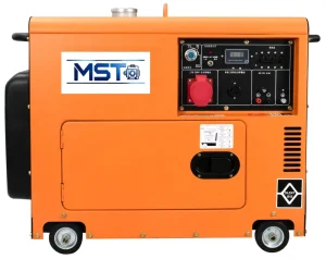 SILIENT Portable Diesel Generator SE 400V/230V 12V DC Electric Start 3000 RPM
