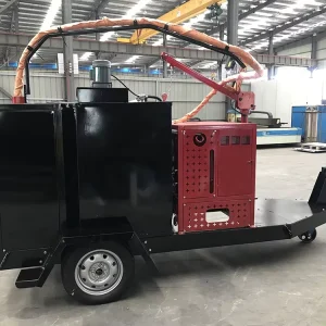 STCS-500B 500L Engine-Powered Towable Trailer-Mounted Asphalt Joint Sealing Machine for Road Works Low Maintenance Cost