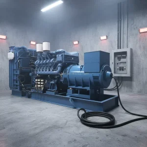 SWT 2400kW 3000kVA Containerized Type Power Plant Silent Diesel Generators Power Plant with Engine Hospital Use Powered by MTU