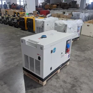 Safe 22kVA Silent Diesel Generator 50/60Hz DC Start 100% Efficiency Overload Protection for Household Heater Cooker Emergency