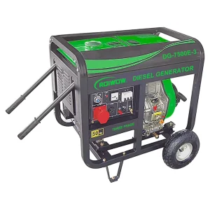 Sale CE 4 Stroke 5.2KW Power Portable Diesel Generator Set Three Phase Air Cooled Diesel Engine Small Generators