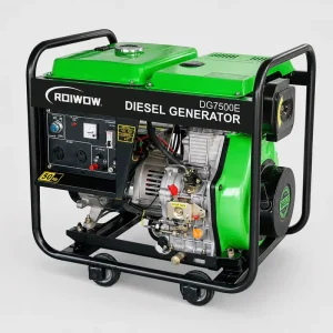 Sale Industrial 5.2KW Diesel Engine Portable Power Generator 4 Stroke Air Cooled Open Type Small Diesel Generators Set